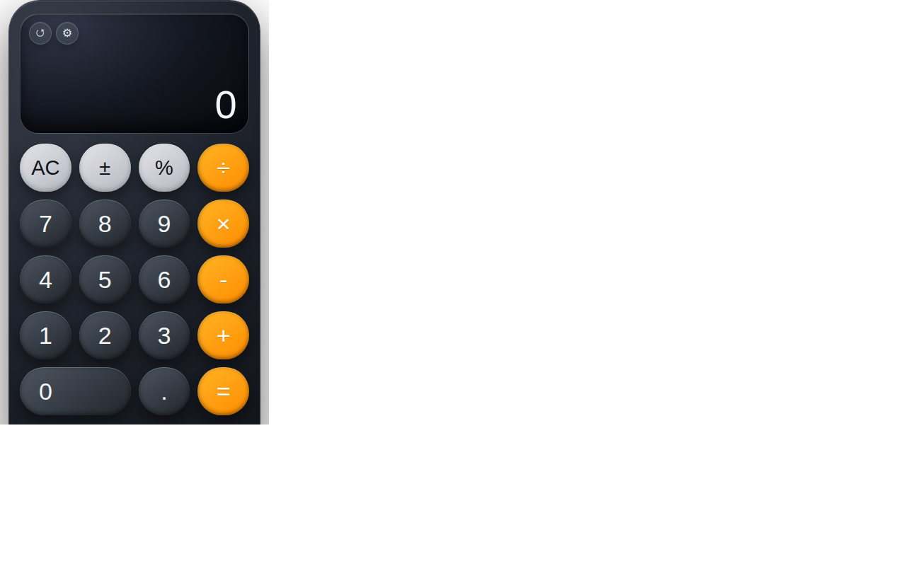 Fenêtre contextuelle d'extension de la calculatrice